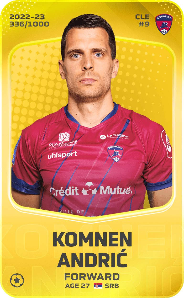 Komnen Andrić 2022-23 • Limited 336/1000