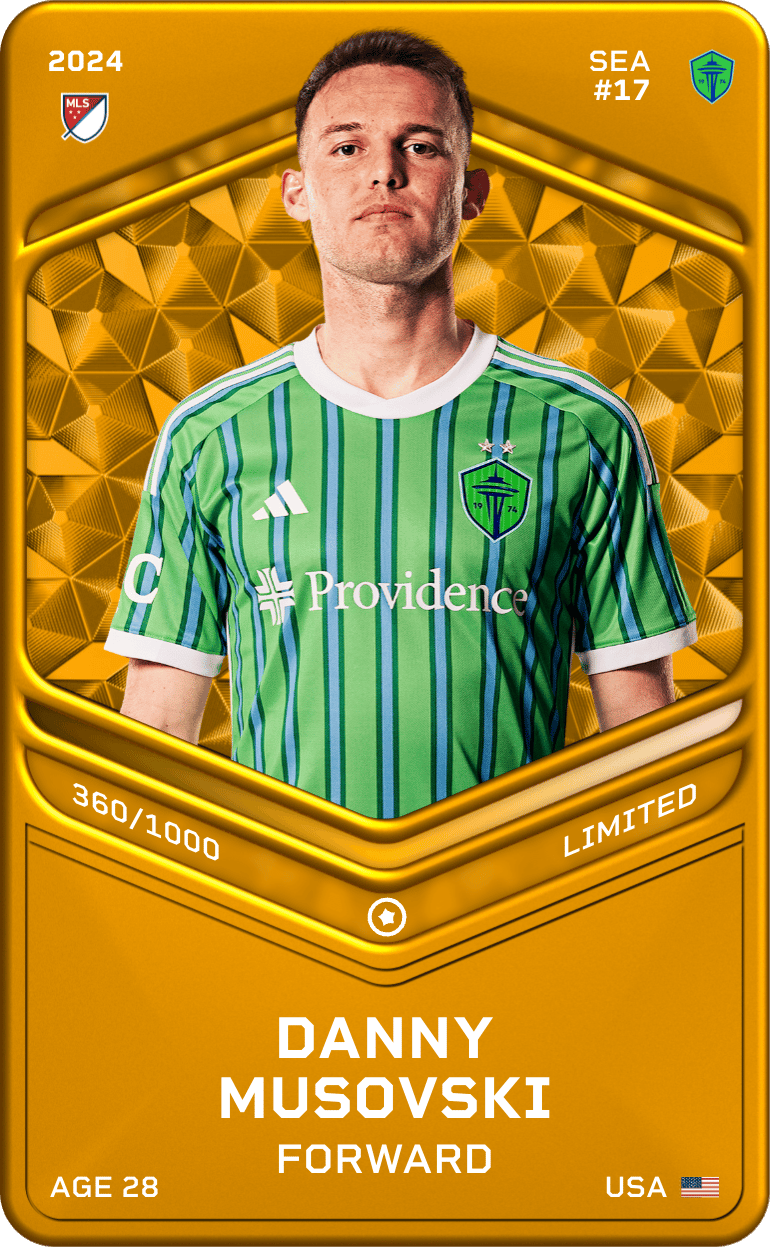 Danny Musovski 2024-25 • Limited 360/1000