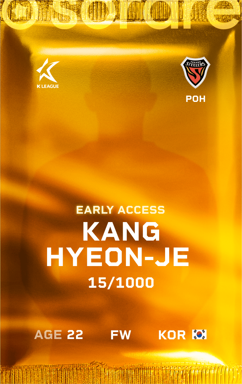 Kang Hyeon-Je 2025-26 • Limited 15/1000