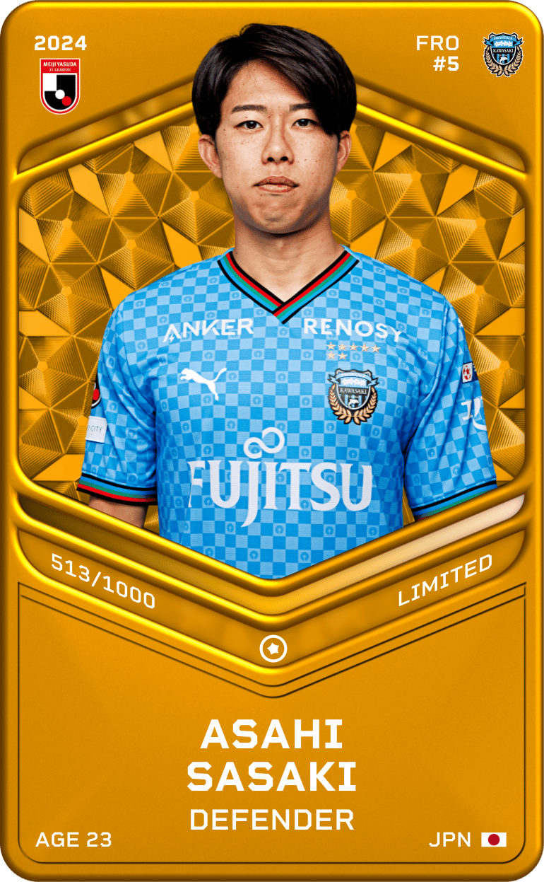 Asahi Sasaki 2024-25 • Limited 513/1000