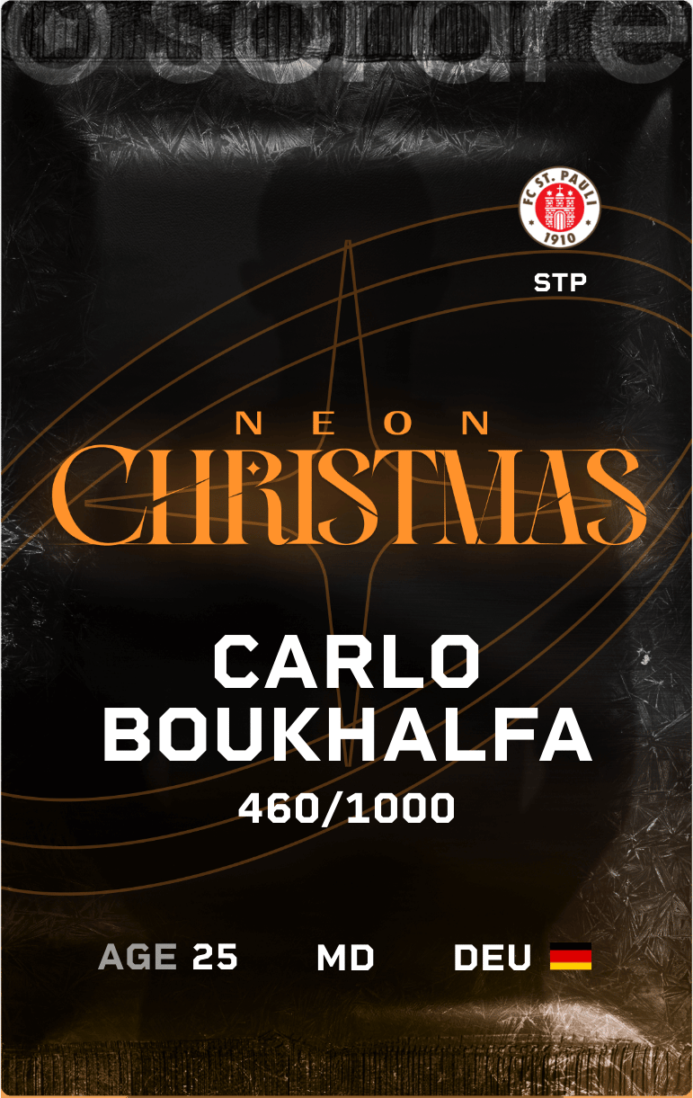 Carlo Boukhalfa 2024-25 • Limited 460/1000