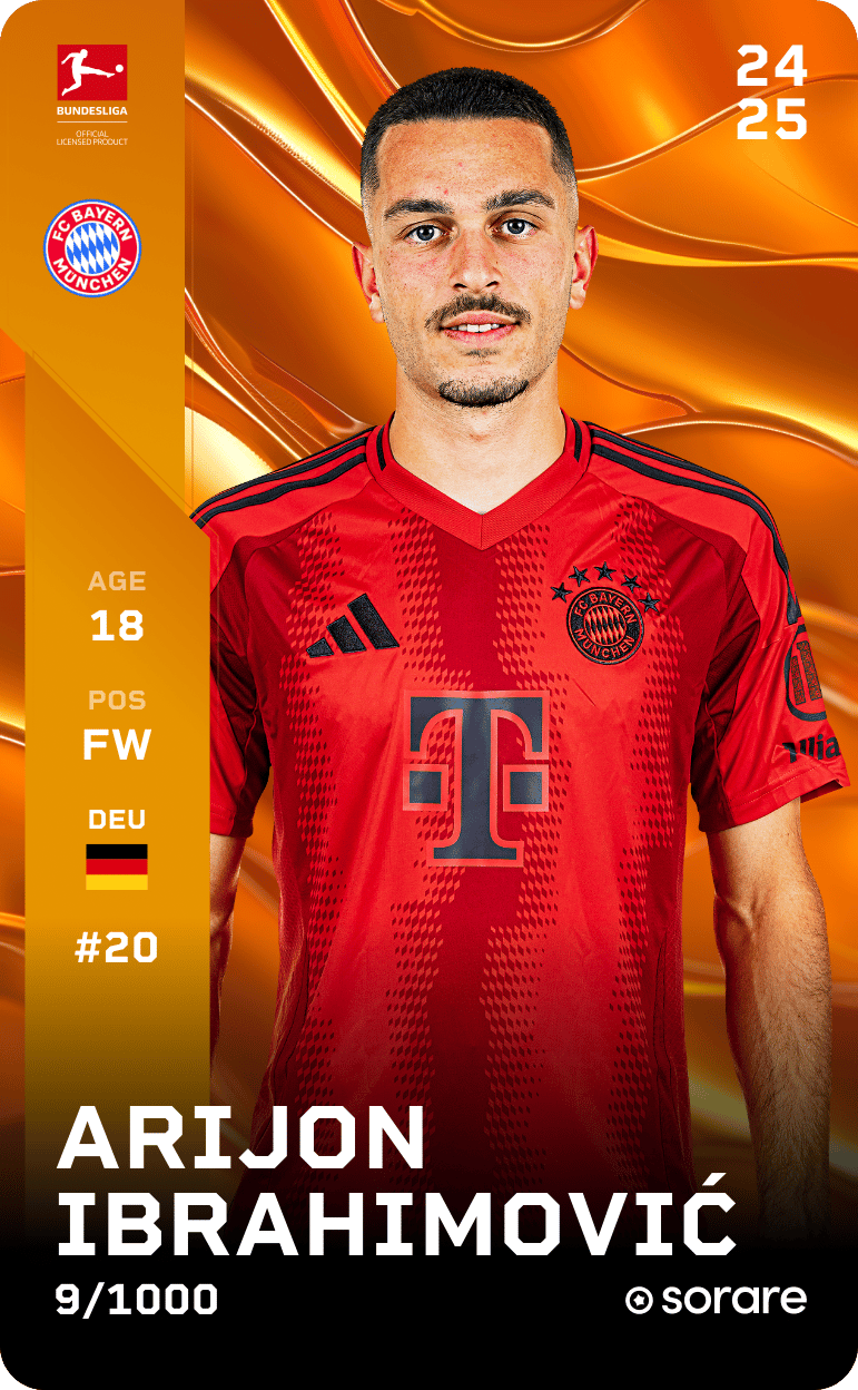 Arijon Ibrahimović 2024-25 • Limited 9/1000
