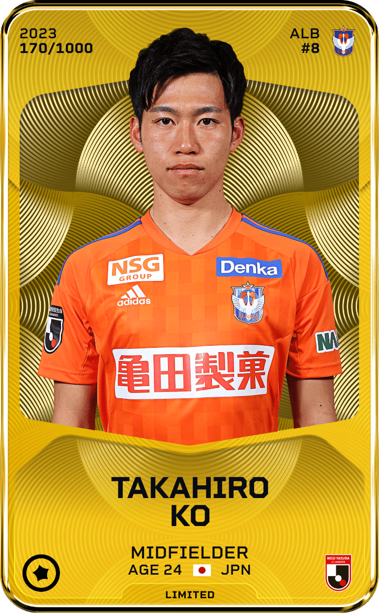 Takahiro Ko 2023-24 • Limited 170/1000