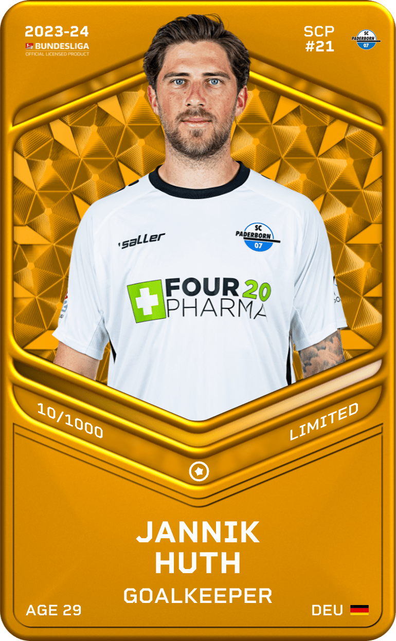 Jannik Huth 2023-24 • Limited 10/1000