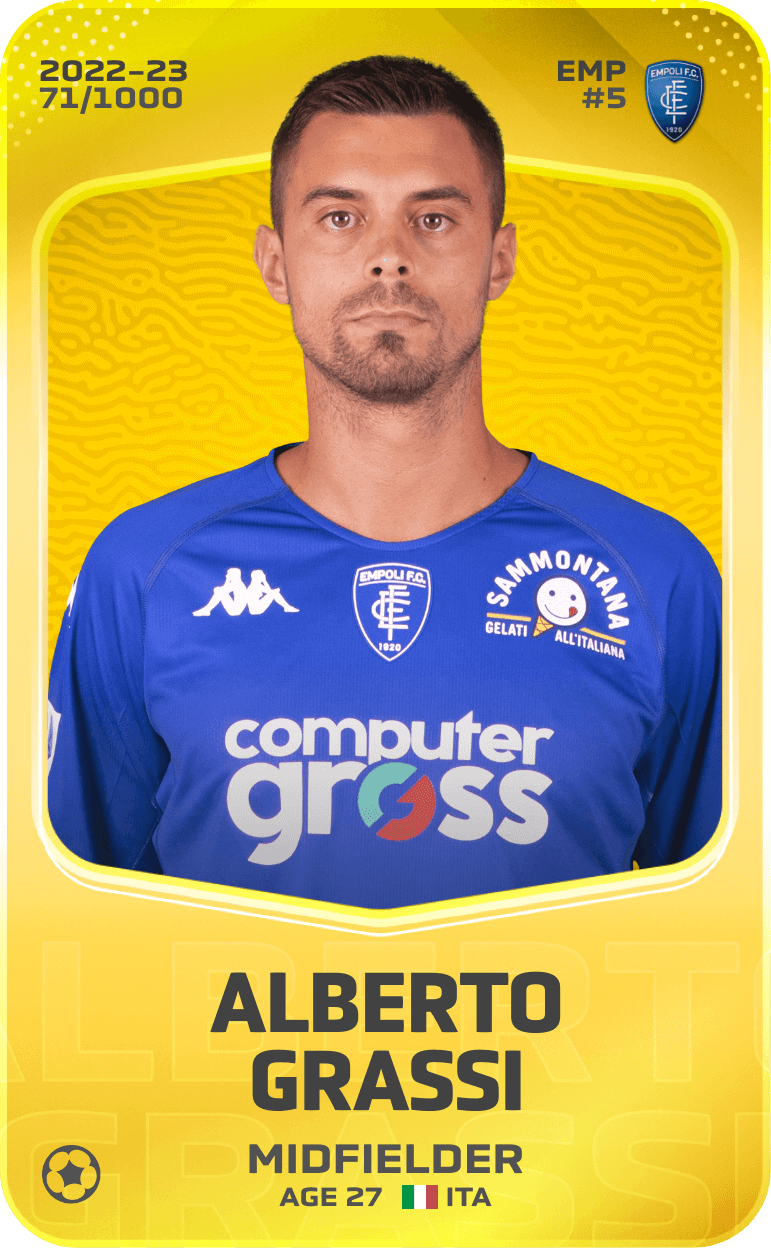 Alberto Grassi 2022-23 • Limited 71/1000