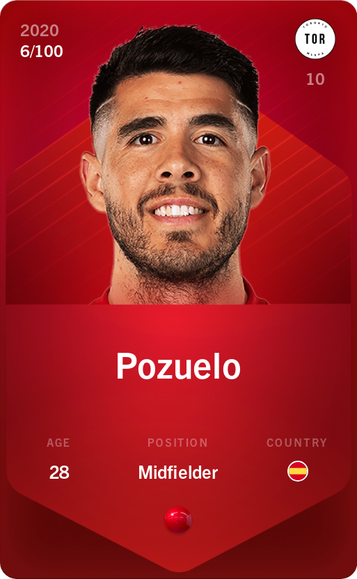 Sorare - Sorare Official - Pozuelo 2020-21 • Rare 6/100 - NFT # 3875998250120054866505702447804434912699374847616317799534560928653406598053