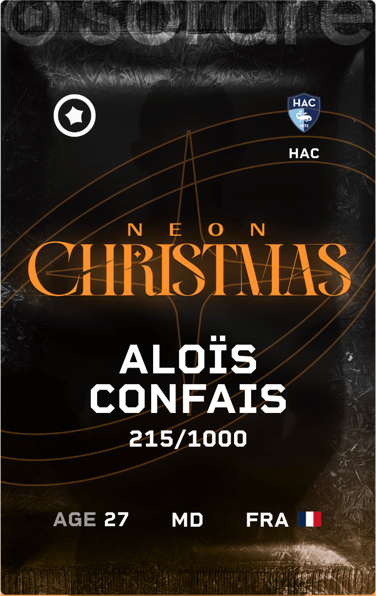 Aloïs Confais 2024-25 • Limited 215/1000