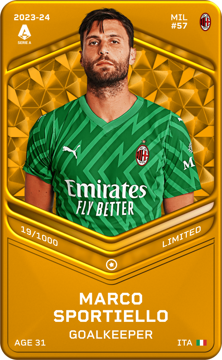 Marco Sportiello 2023-24 • Limited 19/1000