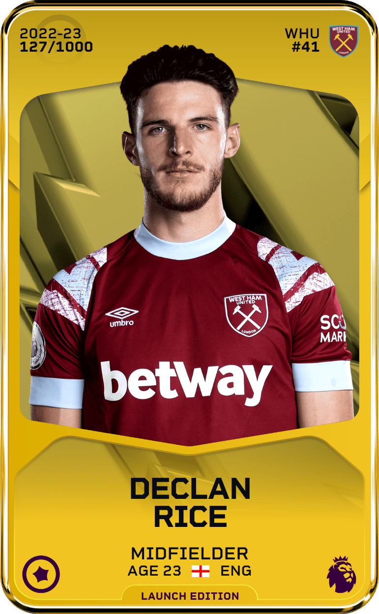 Declan Rice 2022-23 • Limited 127/1000