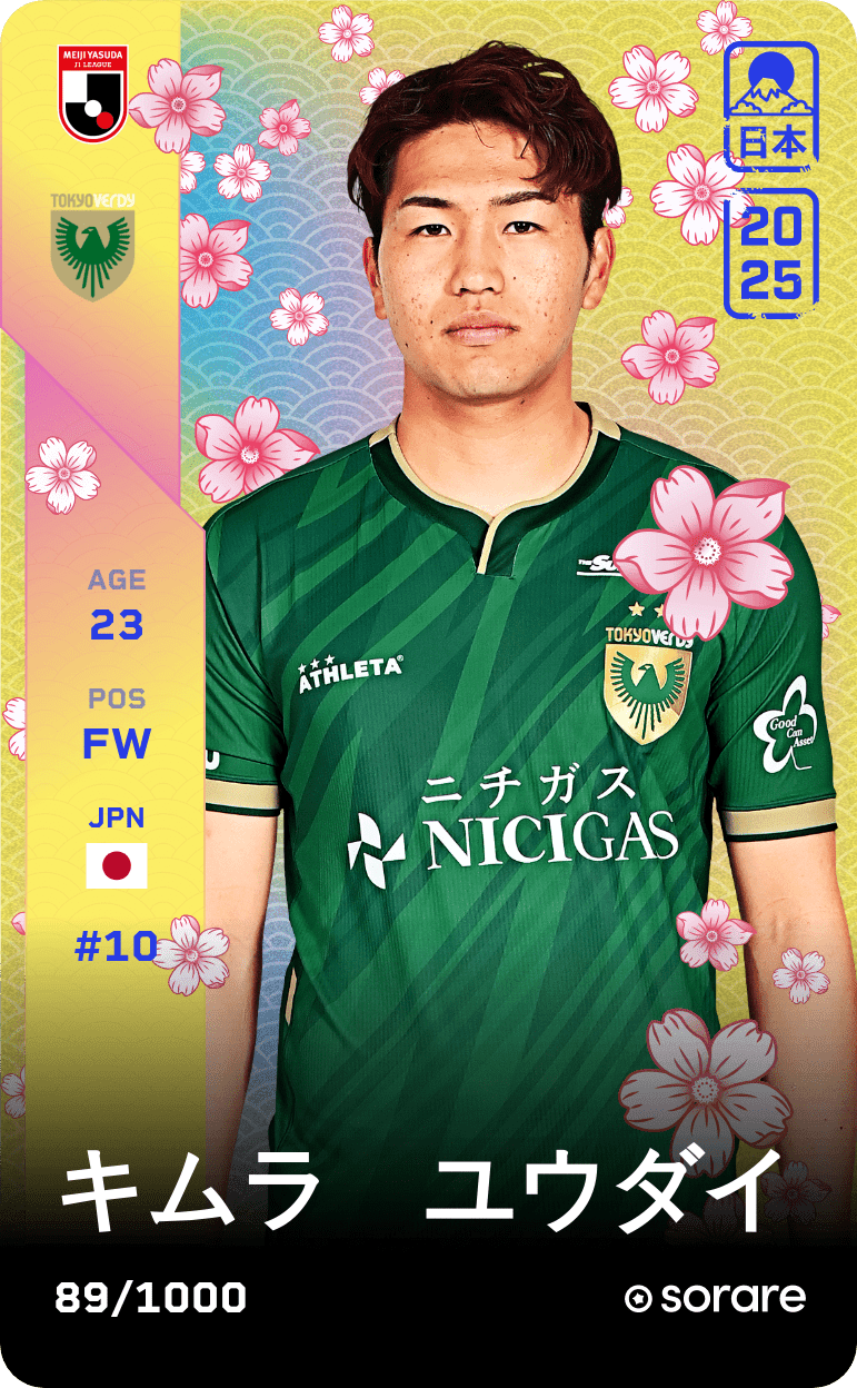 Yudai Kimura 2025-26 • Limited 89/1000