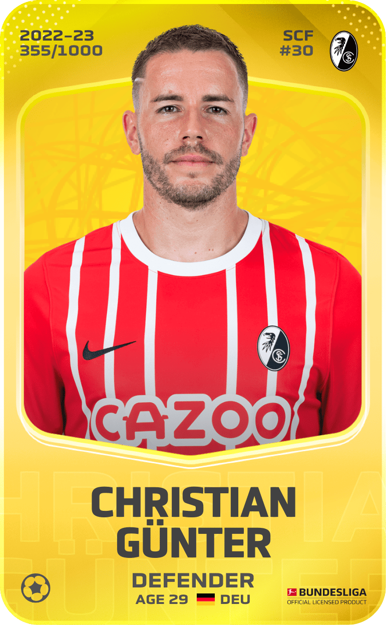 Christian Günter 2022-23 • Limited 355/1000