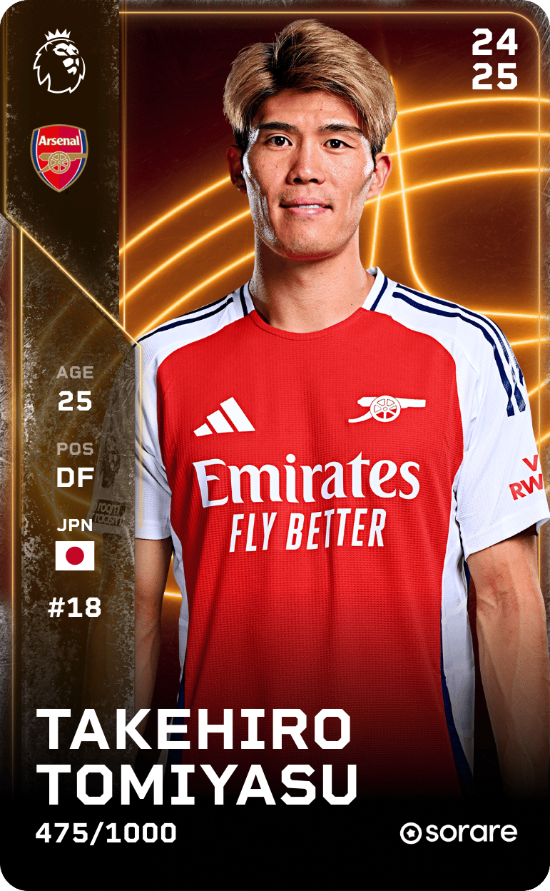 Takehiro Tomiyasu 2024-25 • Limited 475/1000