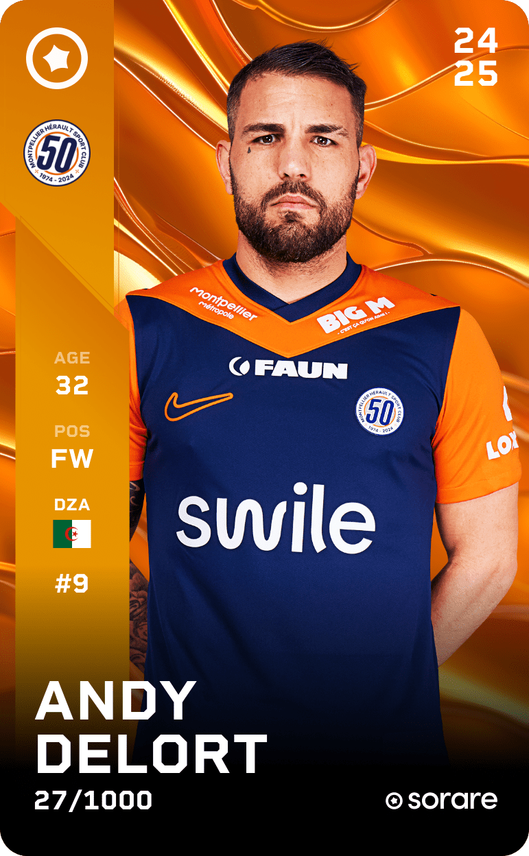Andy Delort 2024-25 • Limited 27/1000