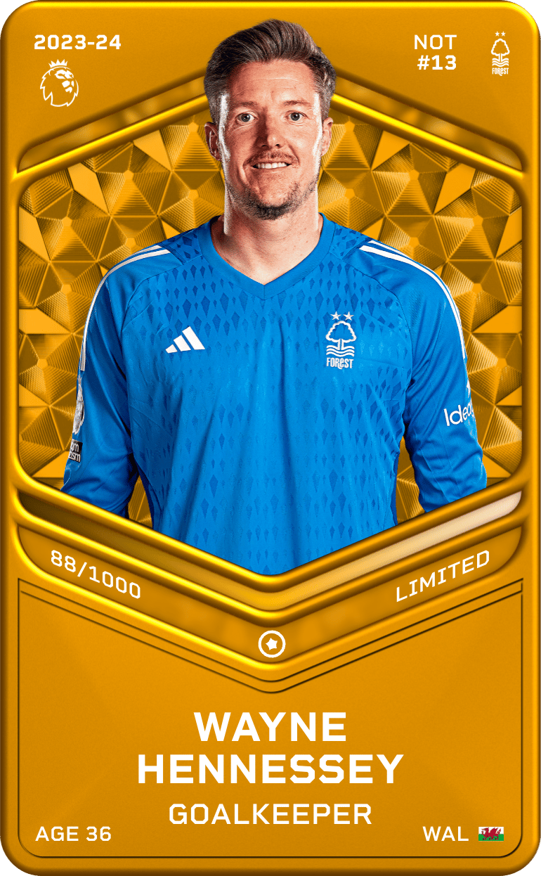 Wayne Hennessey 2023-24 • Limited 88/1000