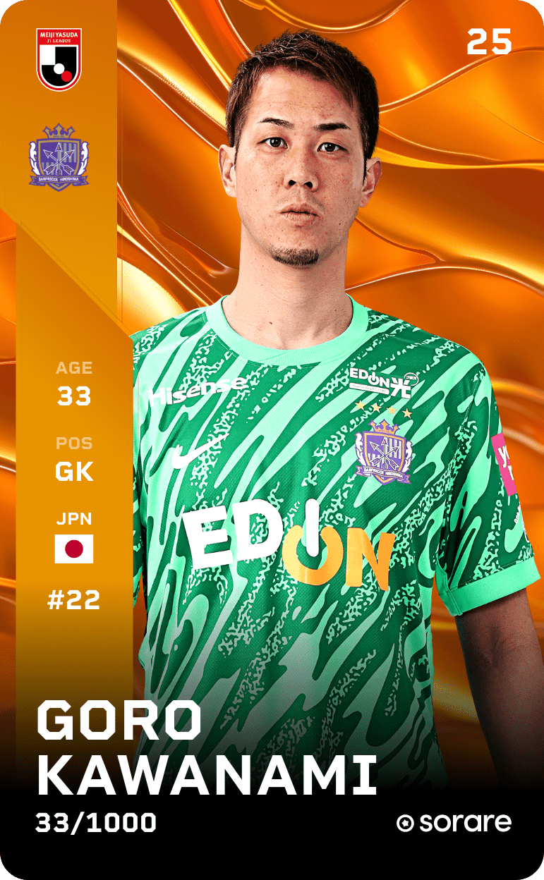 Goro Kawanami 2025-26 • Limited 33/1000