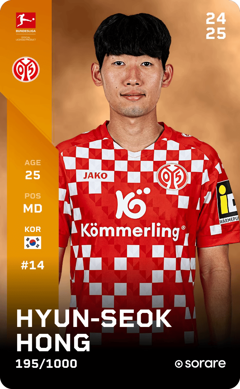 Hyun-seok Hong 2024-25 • Limited 195/1000