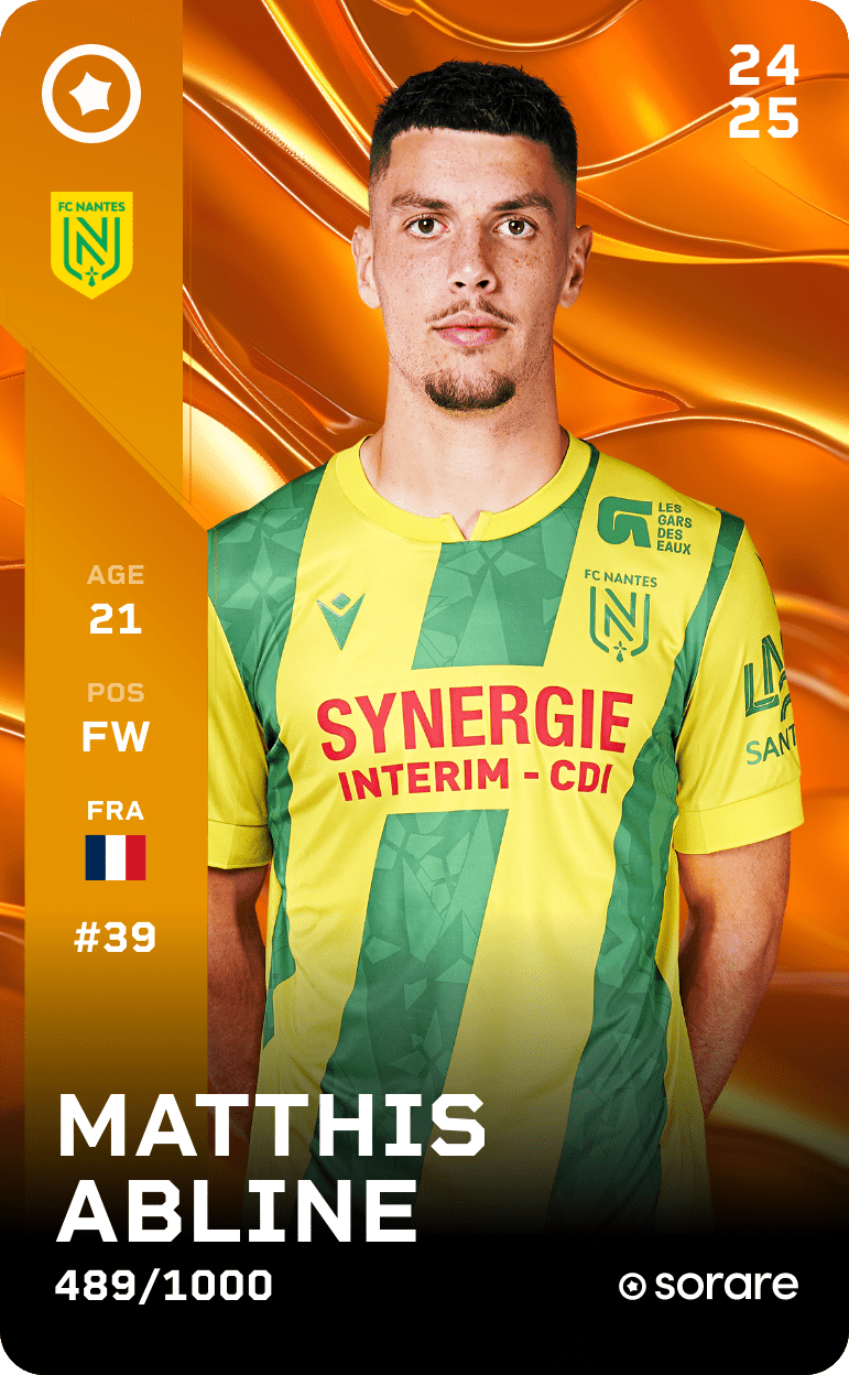 Matthis Abline 2024-25 • Limited 489/1000