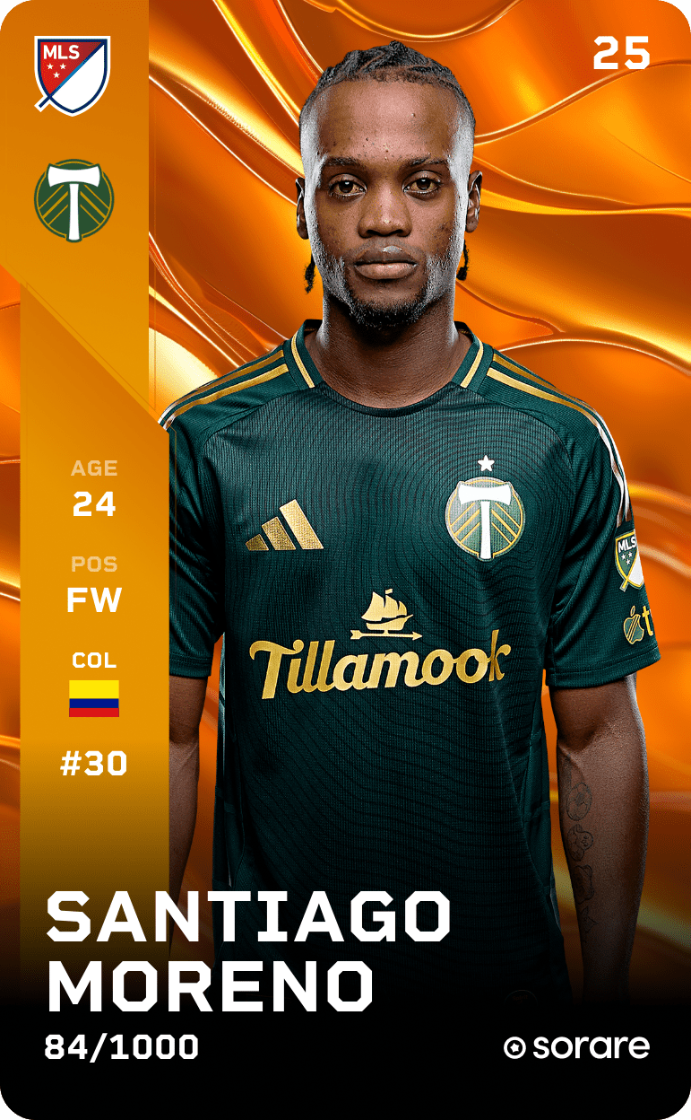 Santiago Moreno 2025-26 • Limited 84/1000