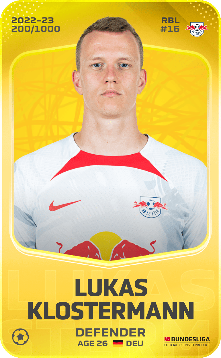 Lukas Klostermann 2022-23 • Limited 200/1000