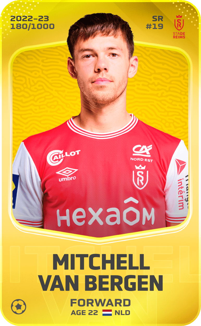 Mitchell van Bergen 2022-23 • Limited 180/1000