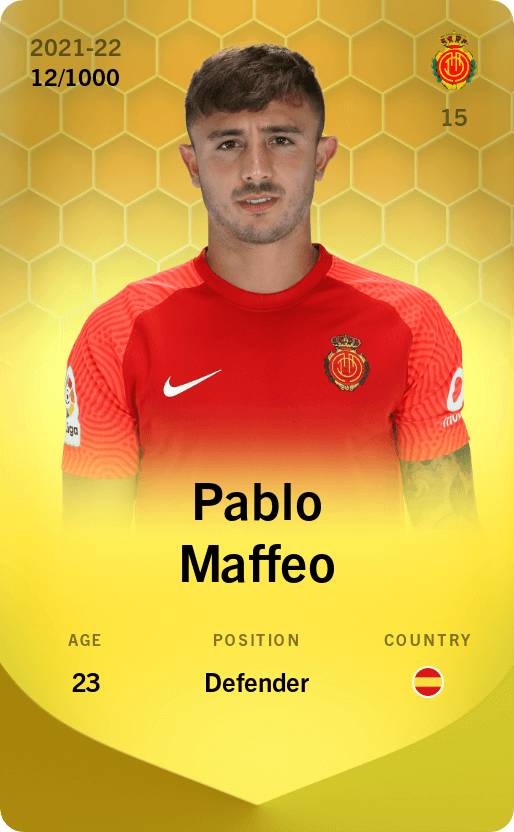 Pablo Maffeo 2021-22 • Limited 12/1000