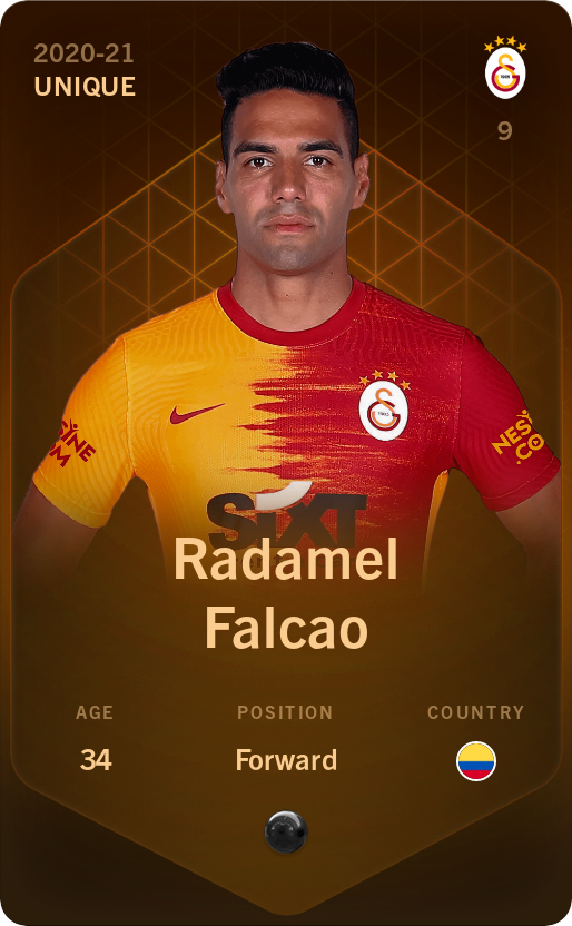 Sorare - Sorare Official - Radamel Falcao 2020-21 • Unique - NFT # 29362458131760794167582841975640524147691290442830637925162312475135258061916
