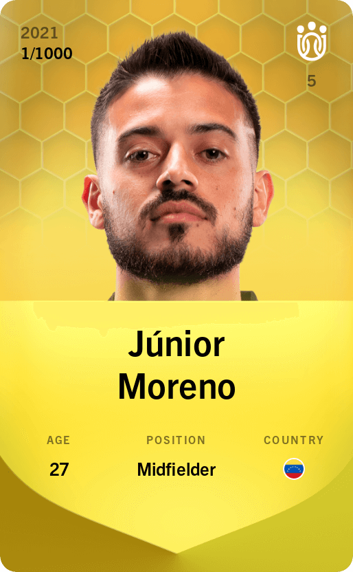 Júnior Moreno 2021-22 • Limited 1/1000