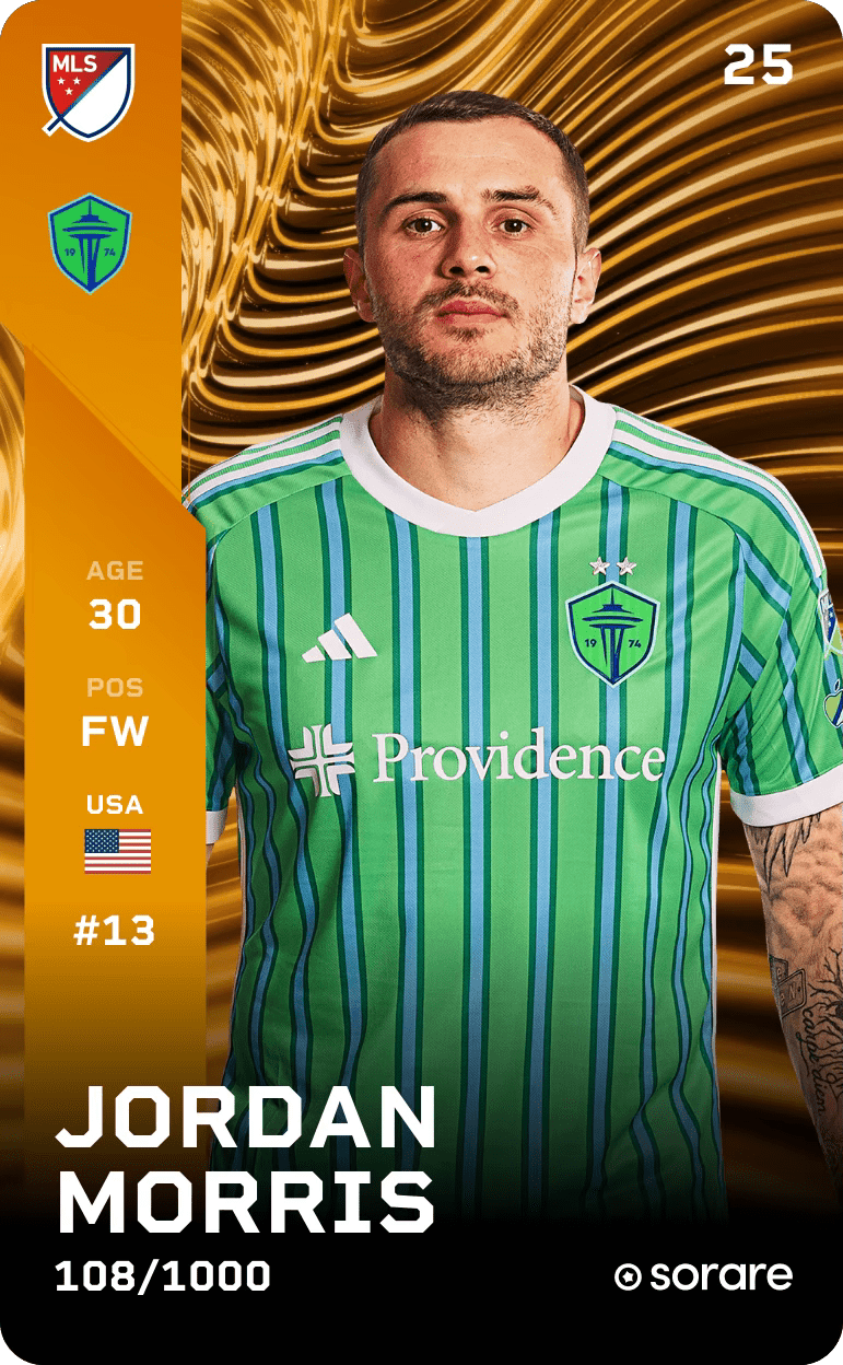 Jordan Morris 2025-26 • Limited 108/1000