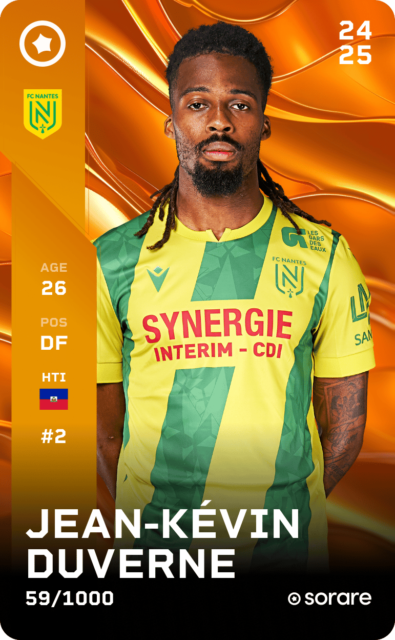 Jean-Kévin Duverne 2024-25 • Limited 59/1000