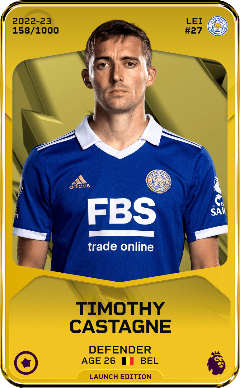 Timothy Castagne 2022-23 • Limited 158/1000