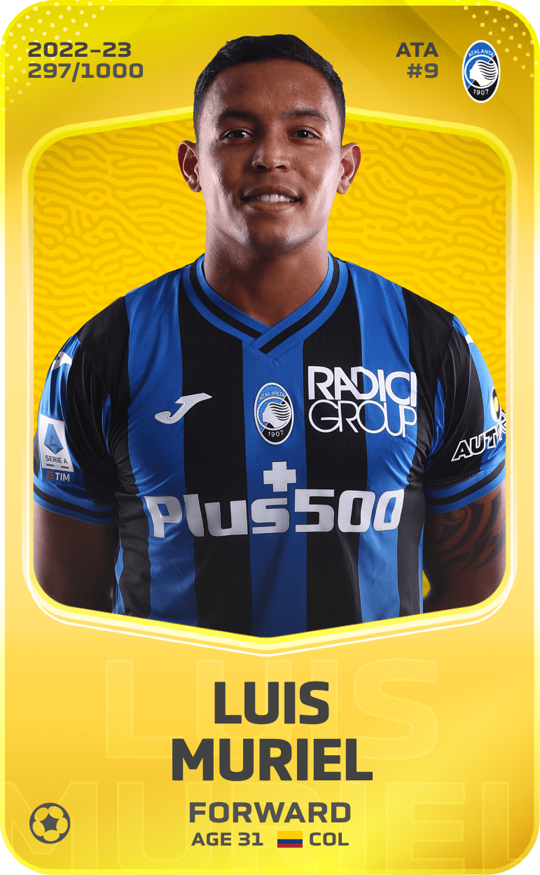 Luis Muriel 2022-23 • Limited 297/1000