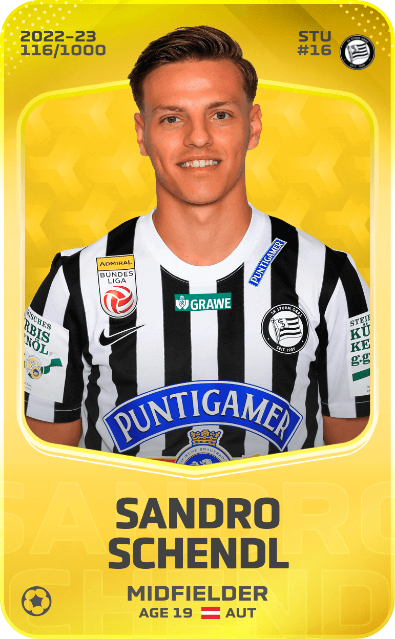 Sandro Schendl 2022-23 • Limited 116/1000