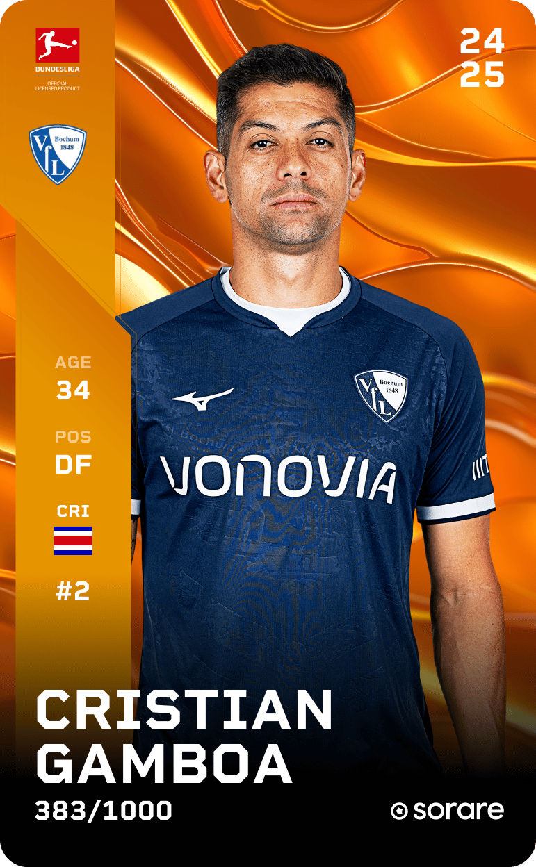 Cristian Gamboa 2024-25 • Limited 383/1000