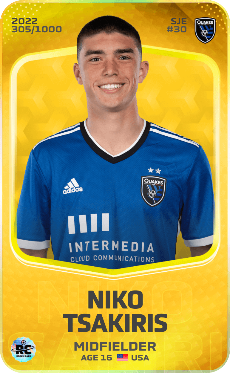 Niko Tsakiris 2022-23 • Limited 305/1000