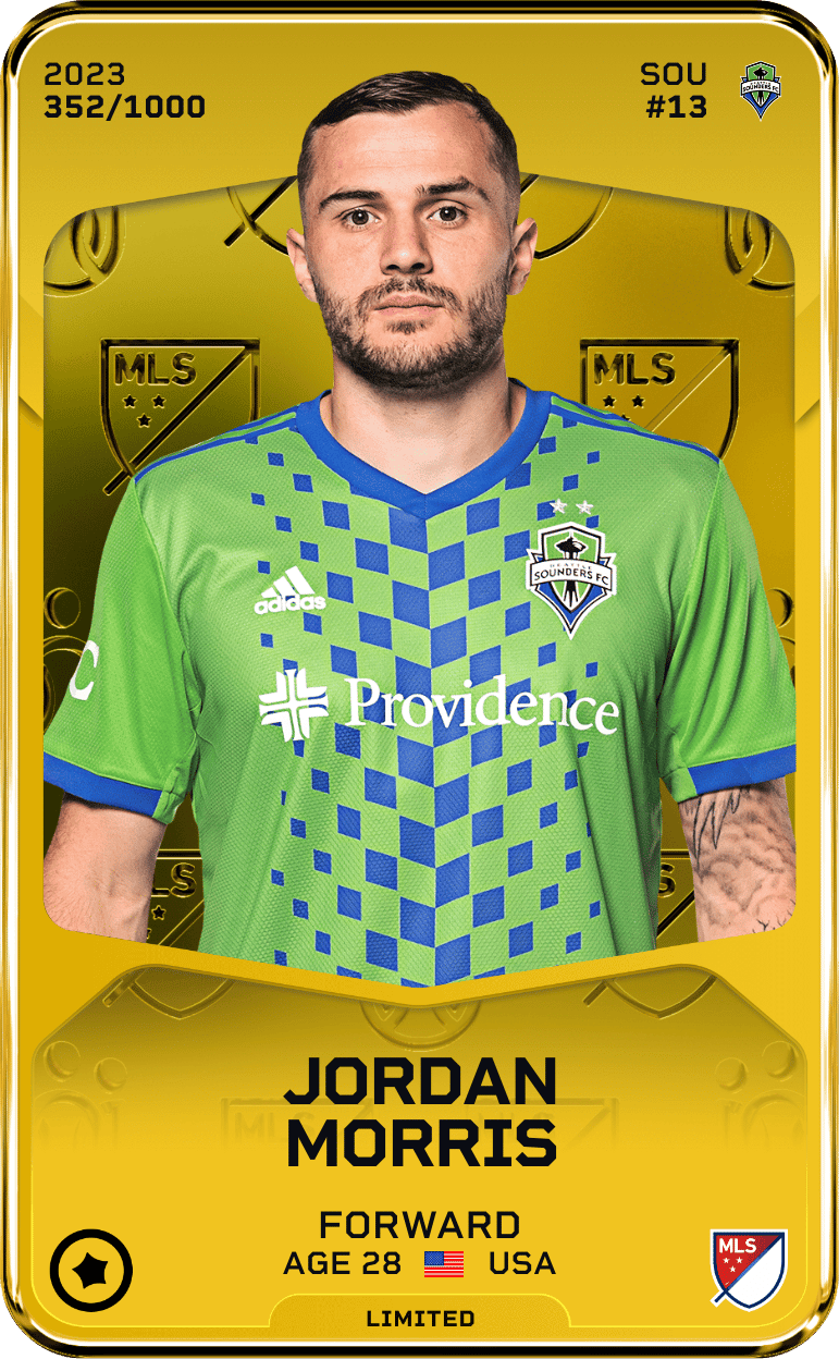 Jordan Morris 2023-24 • Limited 352/1000