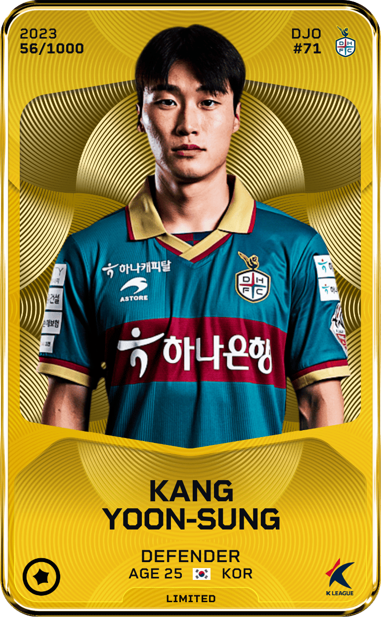 Kang Yoon-Sung 2023-24 • Limited 56/1000