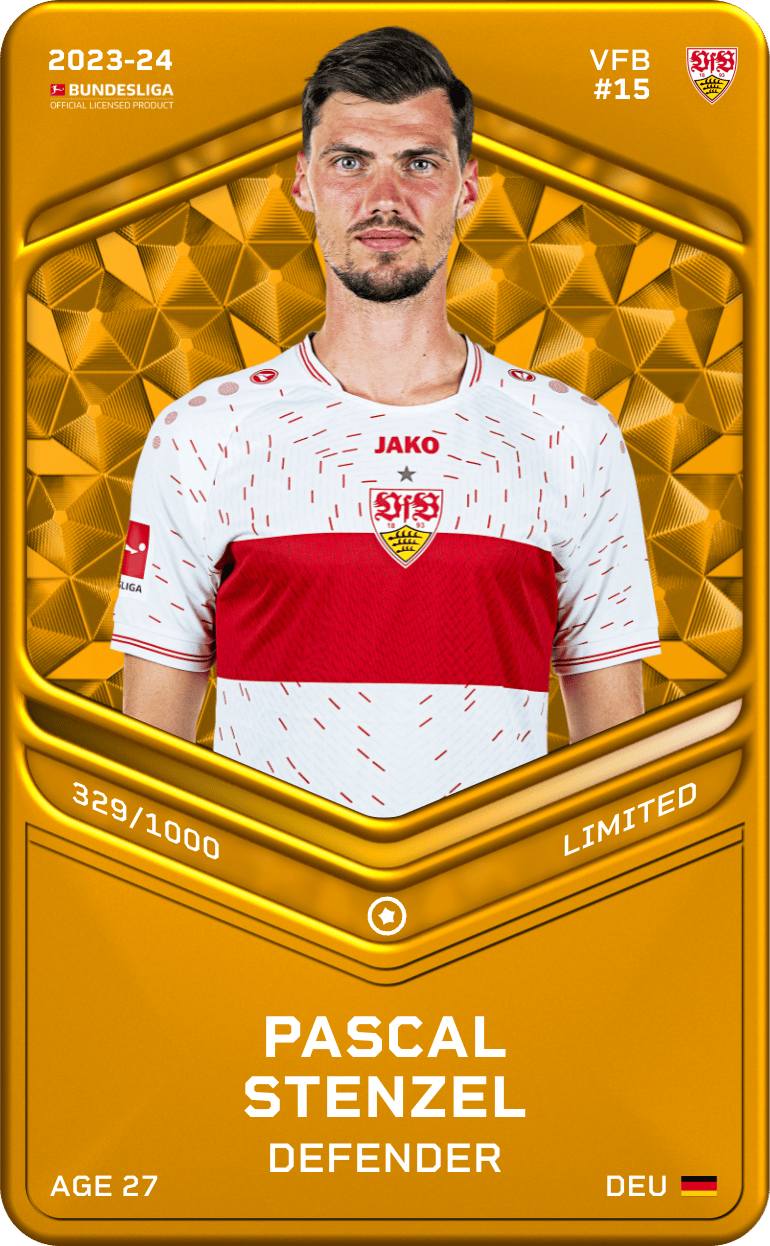 Pascal Stenzel 2023-24 • Limited 329/1000