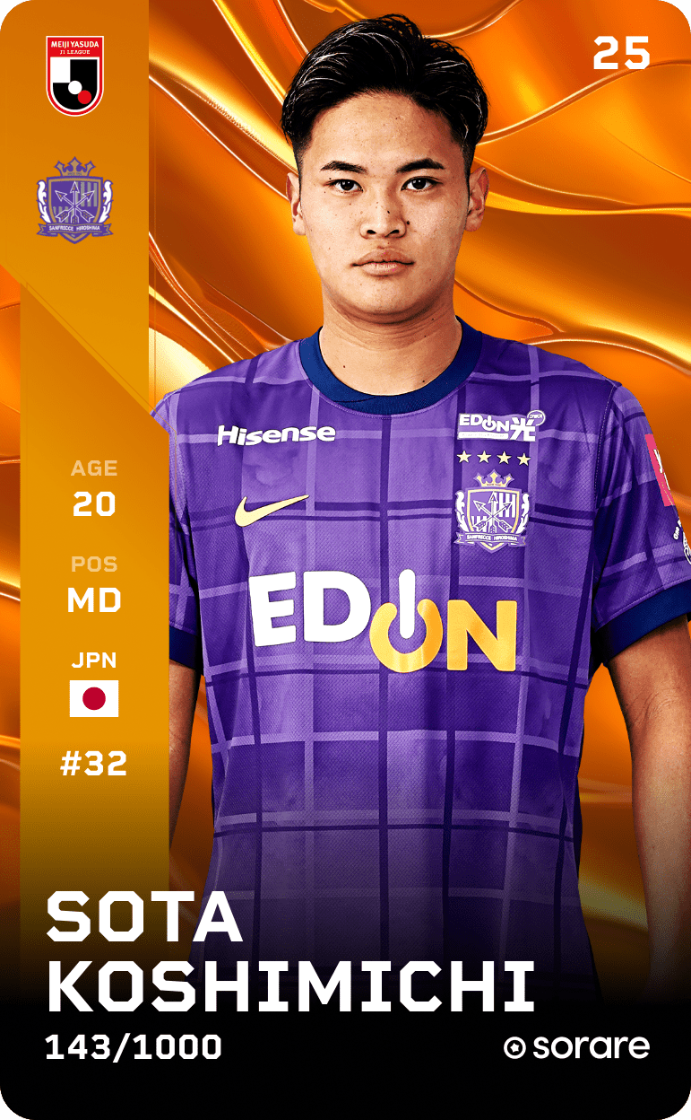 Sota Koshimichi 2025-26 • Limited 143/1000