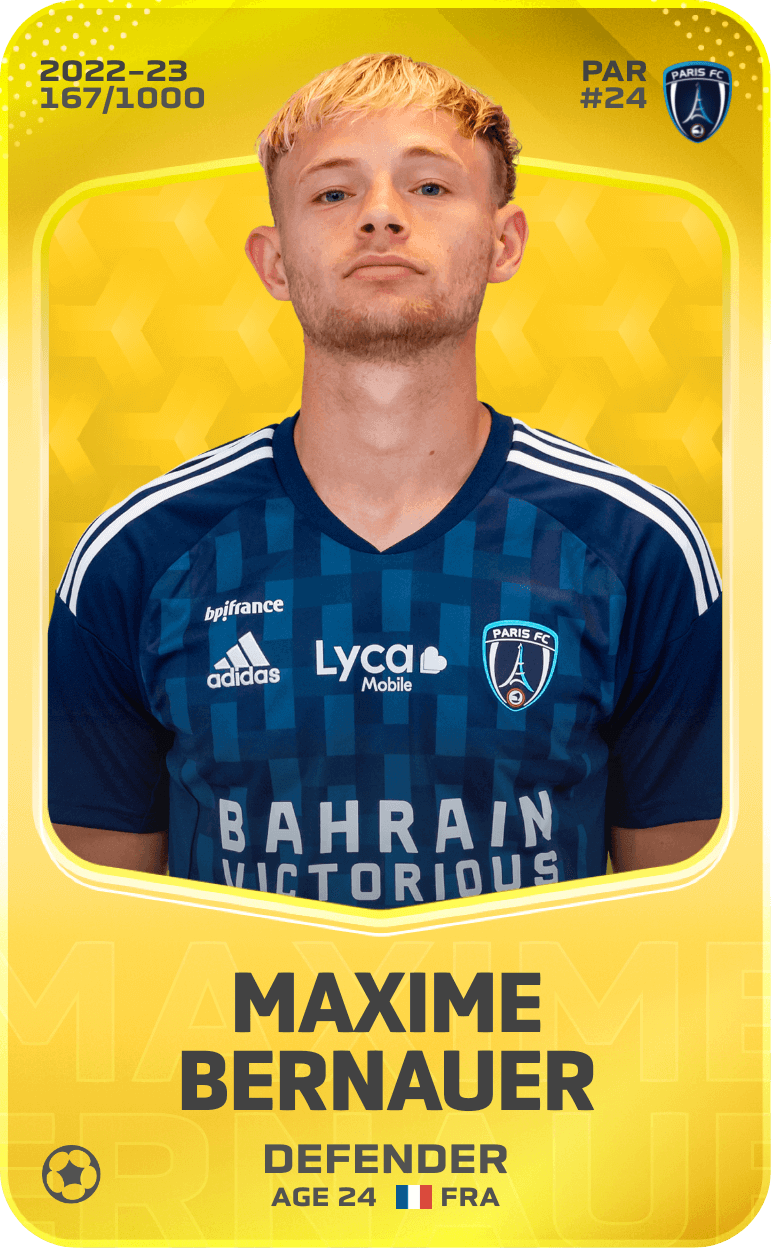 Maxime Bernauer 2022-23 • Limited 167/1000