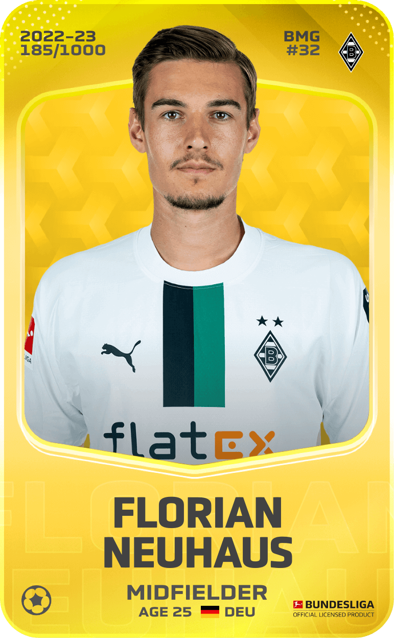 Florian Neuhaus 2022-23 • Limited 185/1000