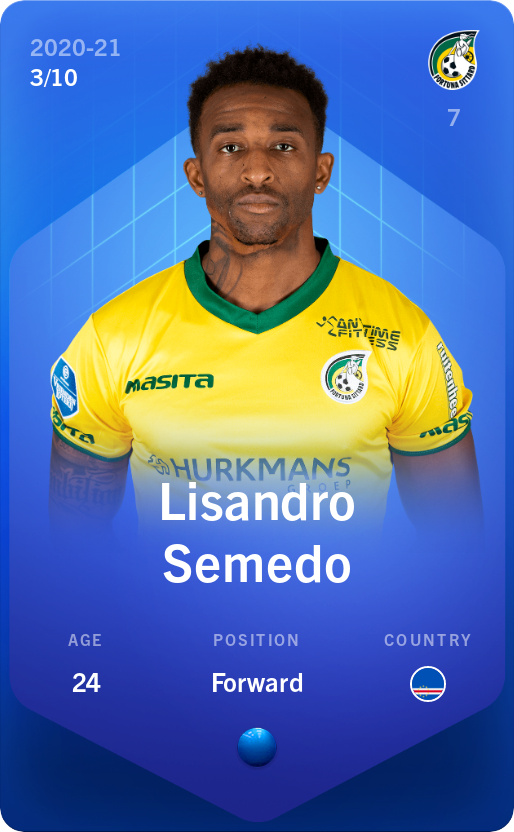 Sorare - Sorare Official - Lisandro Semedo 2020-21 • Super Rare 3/10 - NFT # 94870170729056502872652700739864365434858762551116495167372172165781518673109