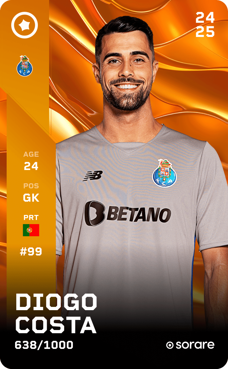 Diogo Costa 2024-25 • Limited 638/1000