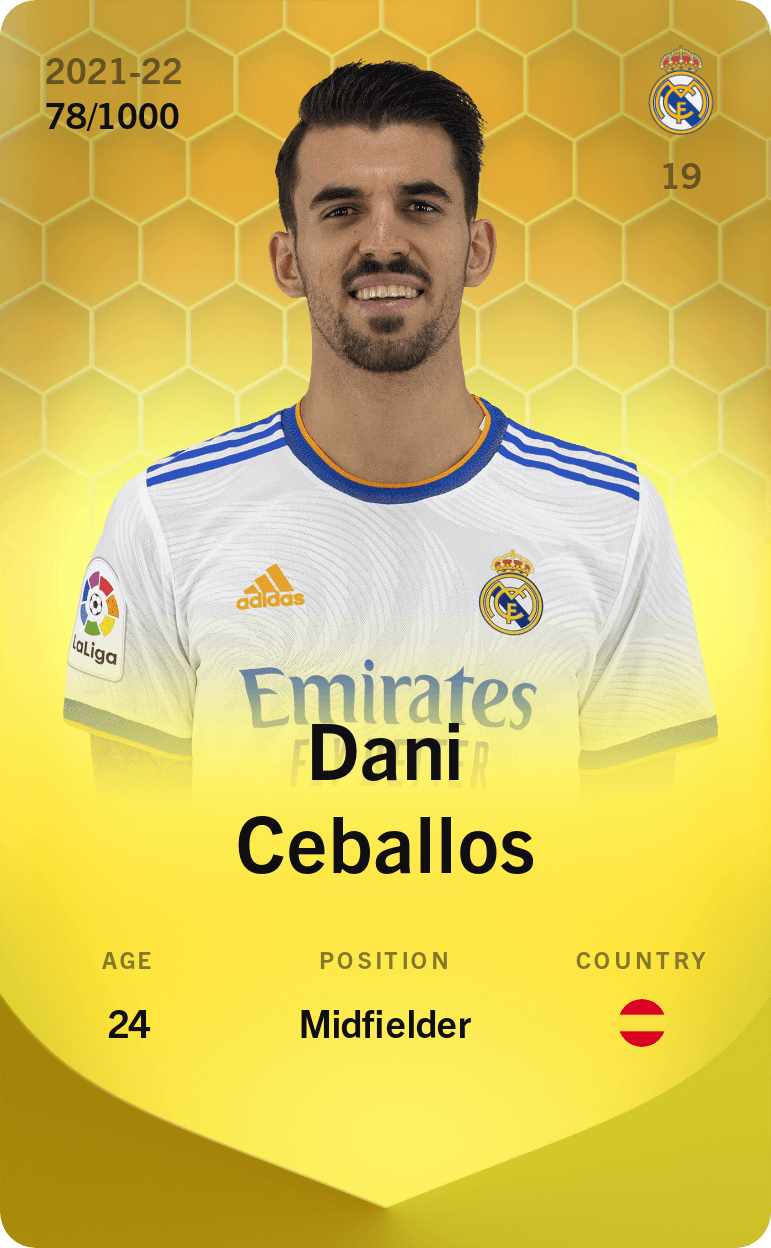 Dani Ceballos 2021-22 • Limited 78/1000