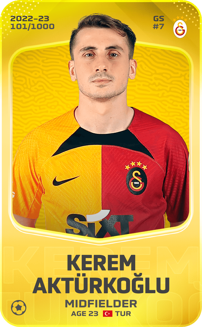 Kerem Aktürkoğlu 2022-23 • Limited 101/1000