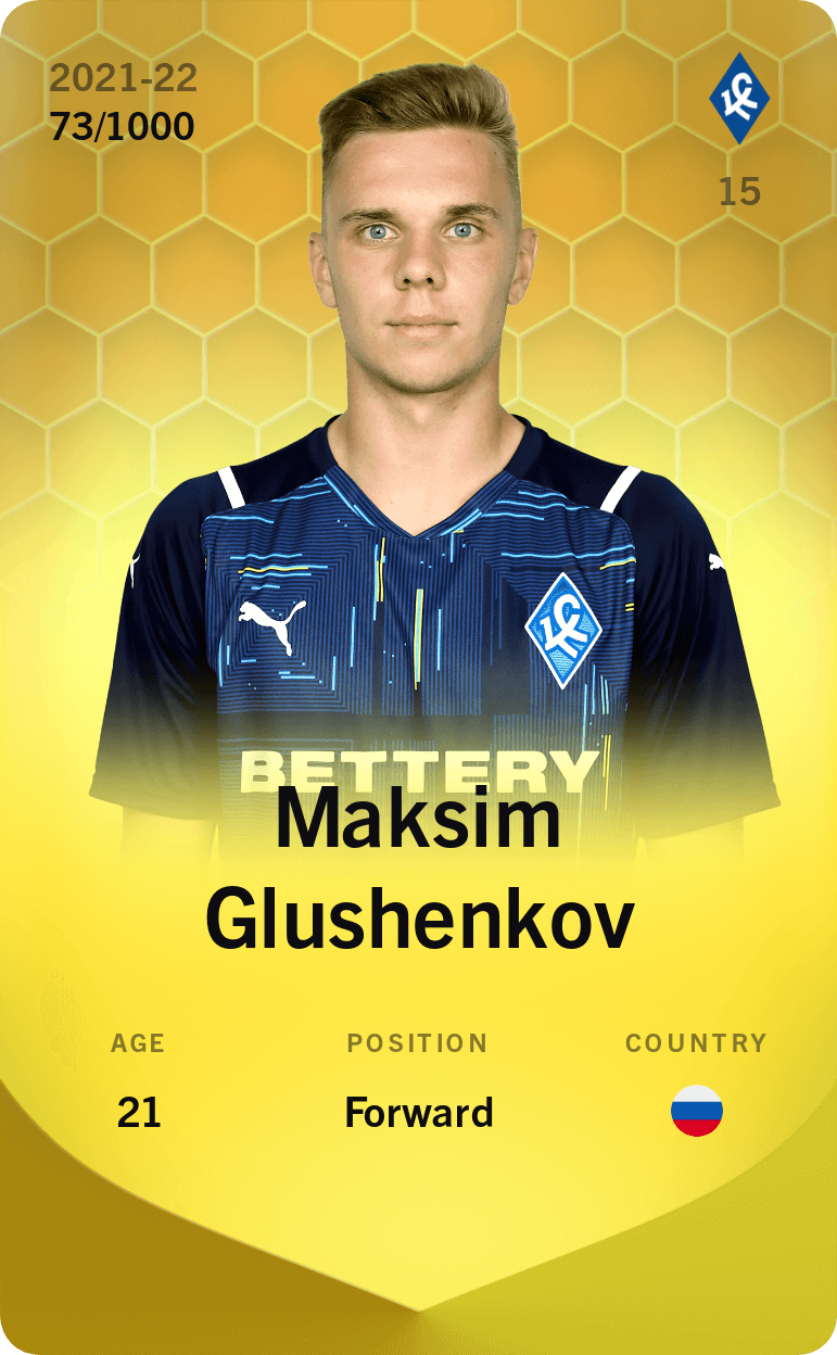 Maksim Glushenkov 2021-22 • Limited 73/1000