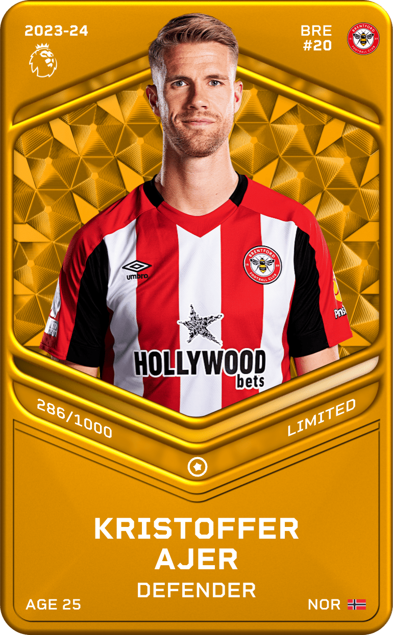 Kristoffer Ajer 2023-24 • Limited 286/1000