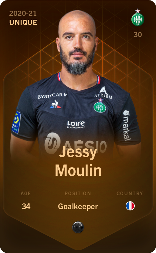 Sorare - Sorare Official - Jessy Moulin 2020-21 • Unique - NFT # 73716320808872908868722688801886165922498431453321828046074589450928505262400