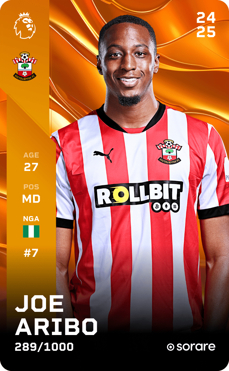 Joe Aribo 2024-25 • Limited 289/1000