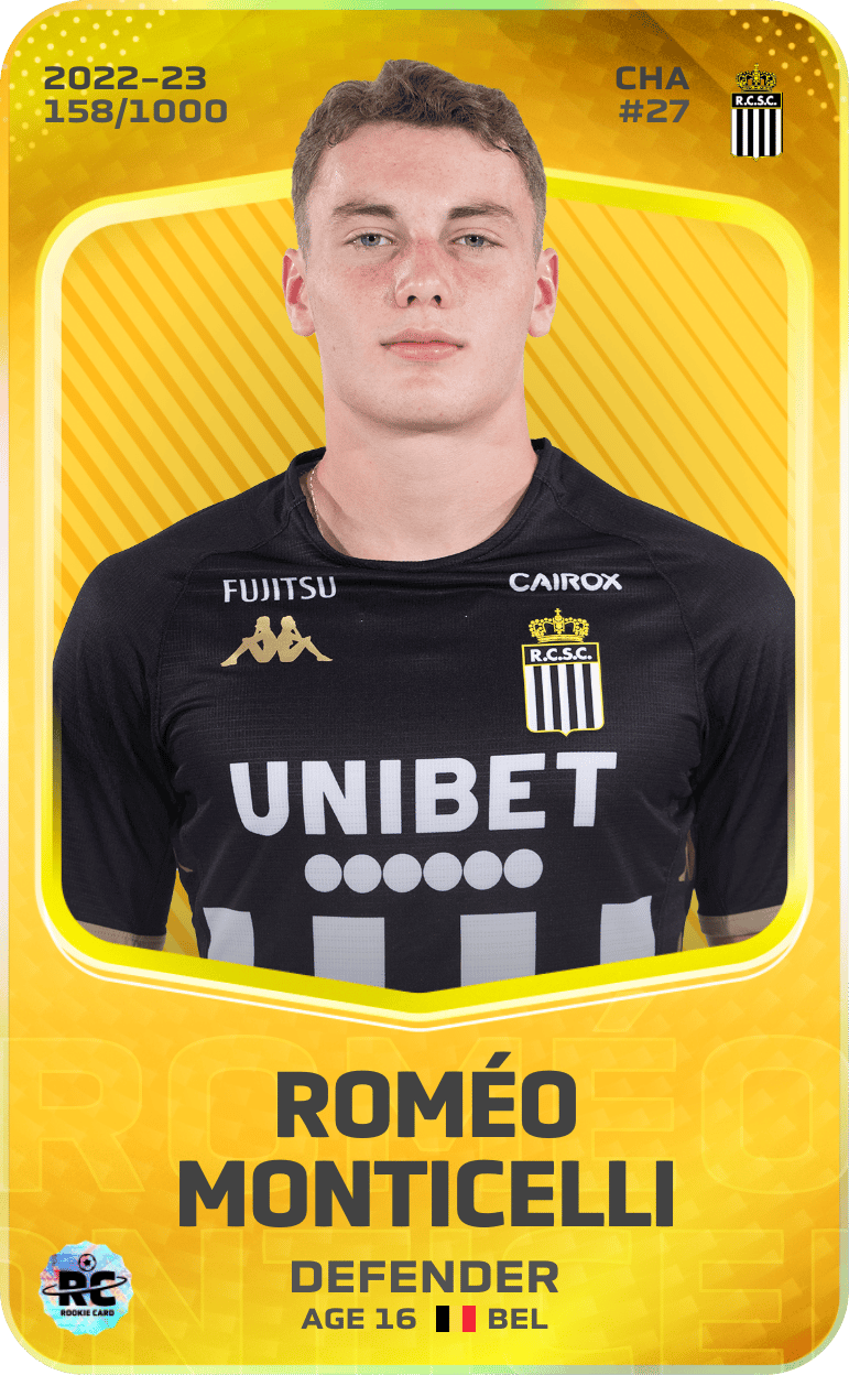 Roméo Monticelli 2022-23 • Limited 158/1000