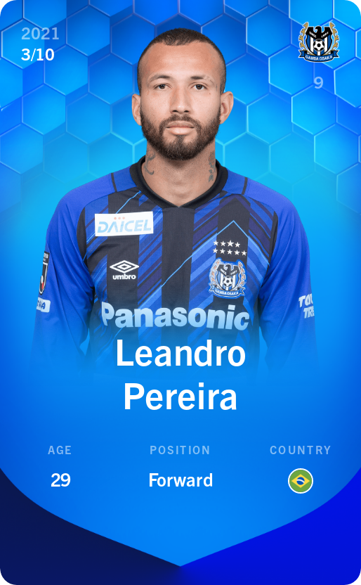 Sorare - Sorare Official - Leandro Pereira 2021-22 • Super Rare 3/10 - NFT # 6486786865336332508316920634041260730373138382667800903394996835184431887993